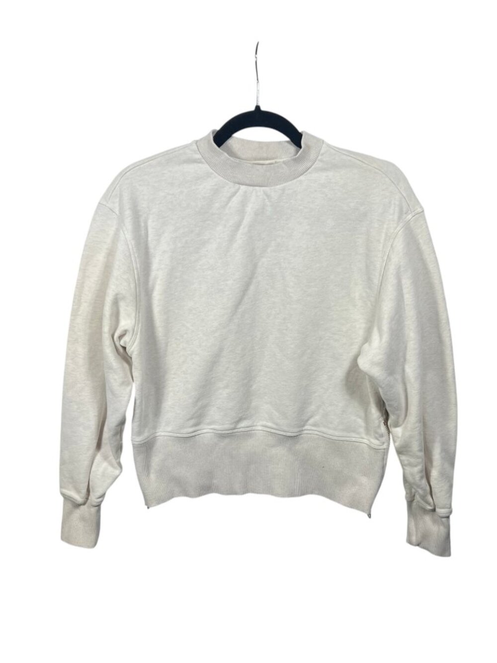 Varley Top Womens Eton Sweatshirt Pullover XSmall Boxy Luxe Sporty Minimalist